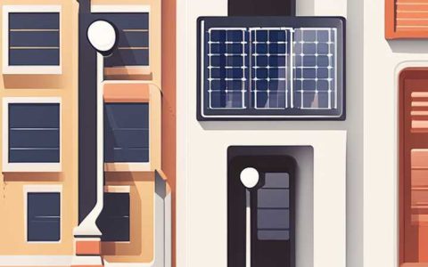 How many V does it take for a solar street light to light up?