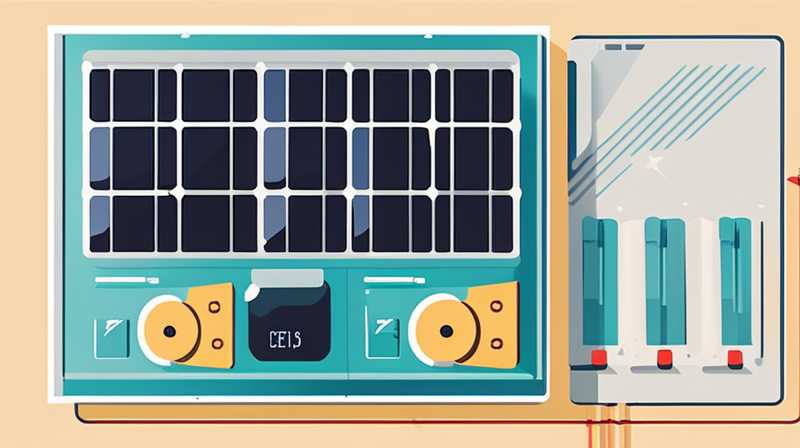 How to charge a 40 watt solar panel