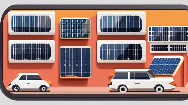 Where can car solar panels be installed?