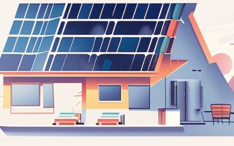 How to connect the solar power supply on the terrace
