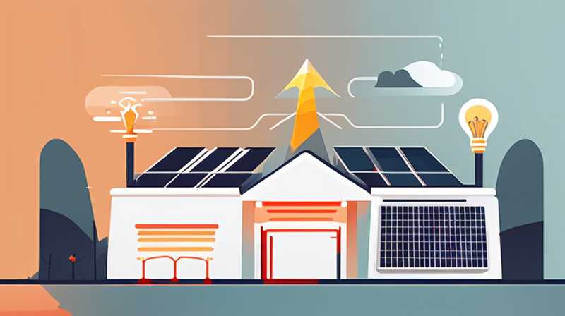 Where does the electricity generated by solar power stations go?