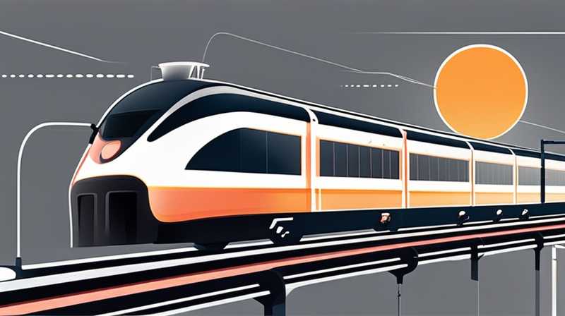 How many kilometers does the Indian solar train run?