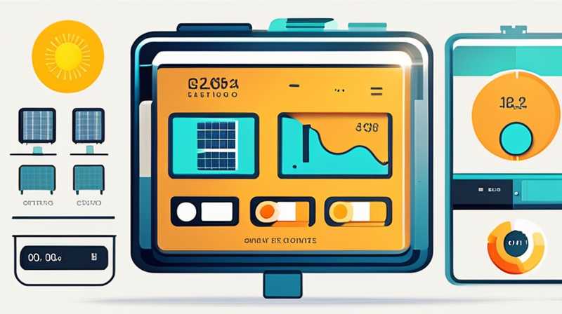 What battery is used for solar monitoring