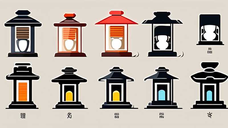 How much does a stone lantern solar light cost