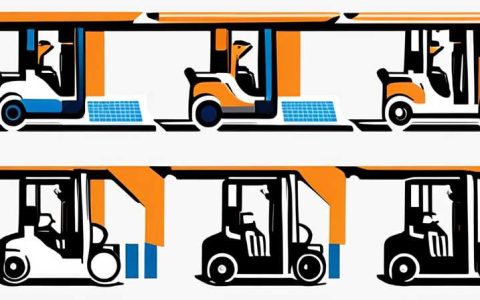 How to turn off the solar light of a small forklift