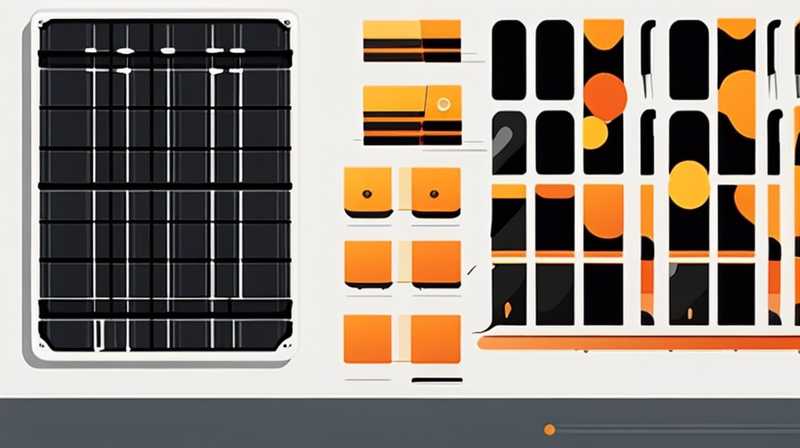 How to read the current on solar panels