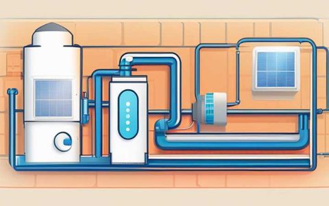 How to connect the pipes in the solar room