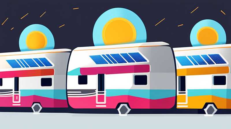 How much does it cost to use solar energy on the roof of an RV