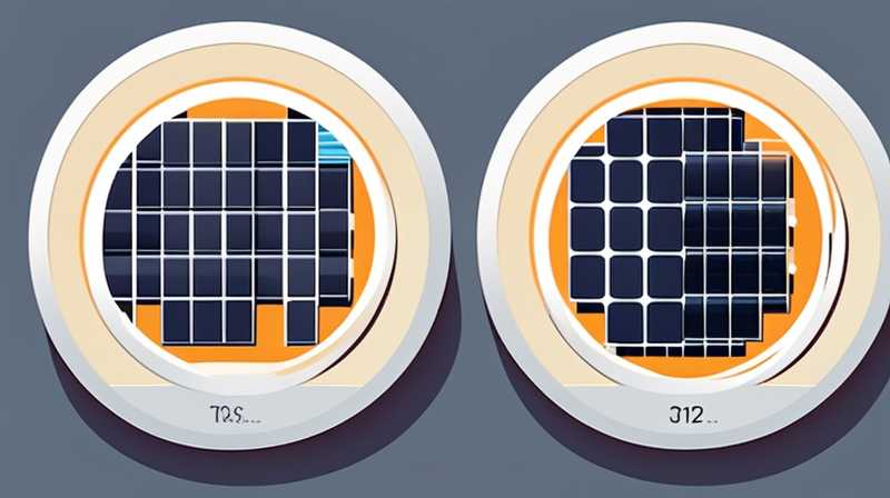 How to connect two sets of solar energy in series