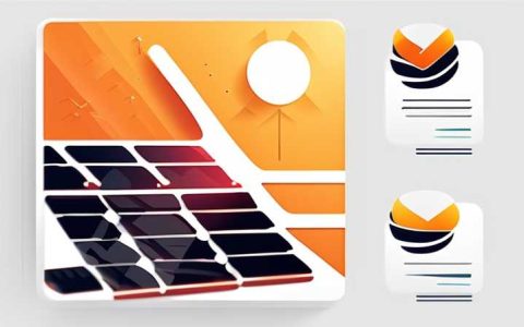 How to make solar energy graphics with blades