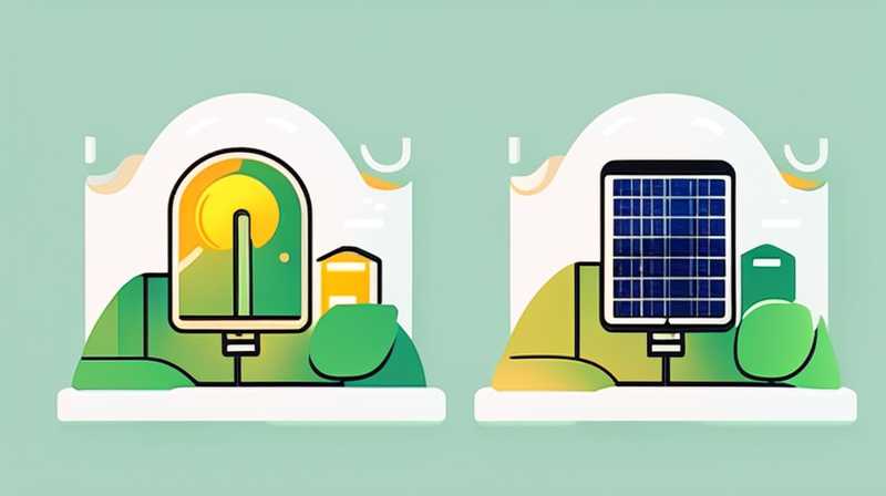 How to use electricity with solar smart lights