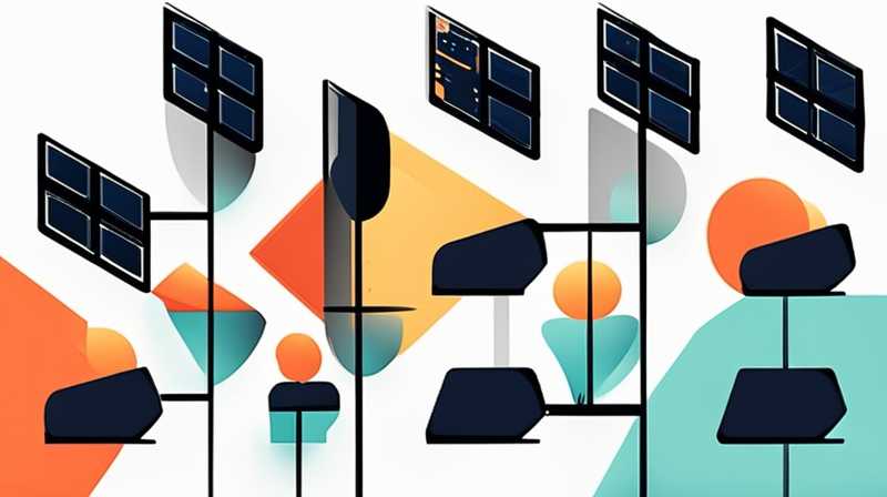 How to connect multiple interfaces of solar panels