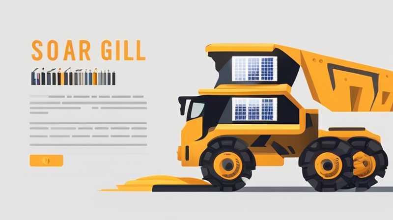 How to install solar lights for construction vehicles