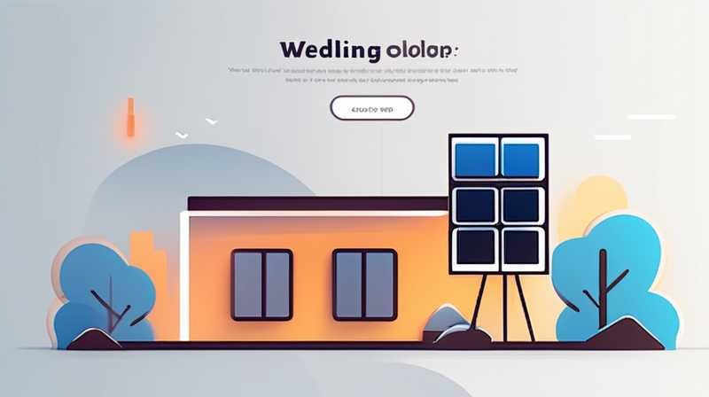 What is the temperature for welding solar panels?