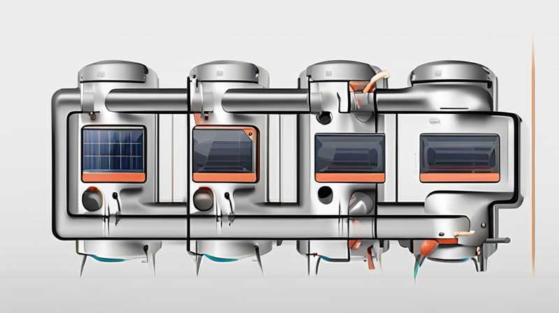 How to install the exhaust valve of solar manifold