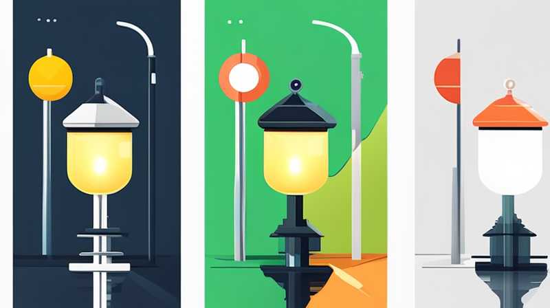 How many amperes should I choose for solar street lights?