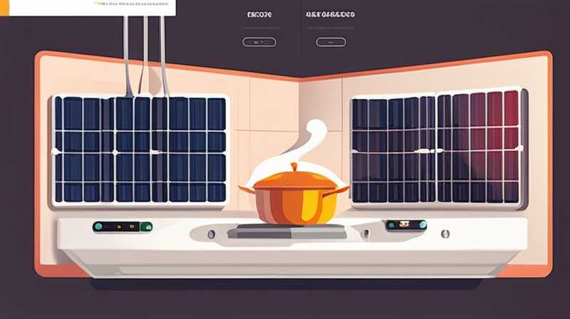 How many watts of solar photovoltaic power can be used to cook rice?