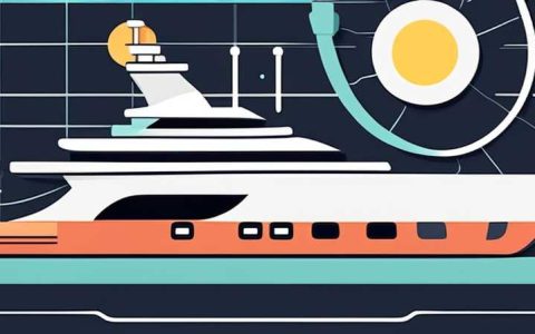 How to fix the solar panels on the top of the yacht