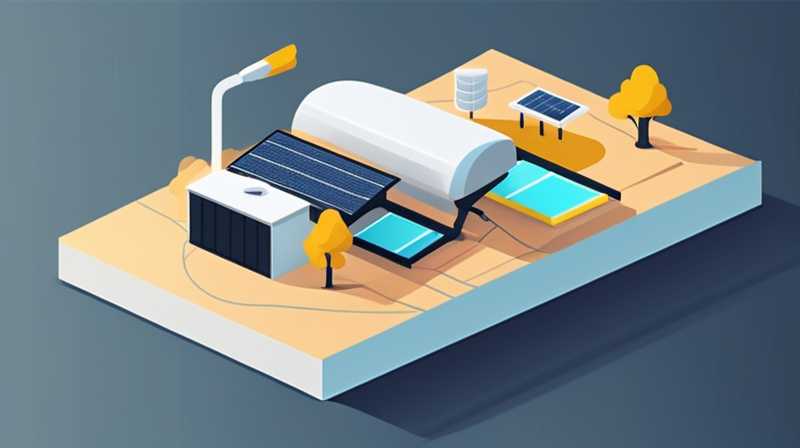 How to connect solar energy and circulating pump