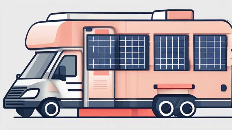 How to install 22v solar power generation for RV