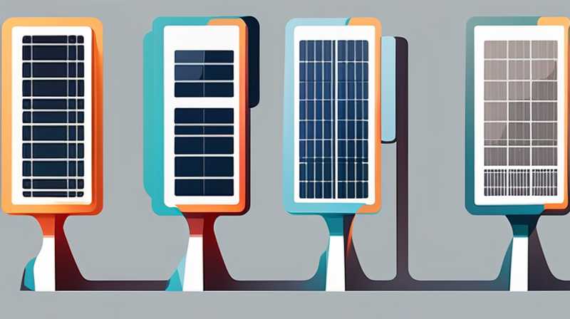 How many parameters should be modified for solar street lights?