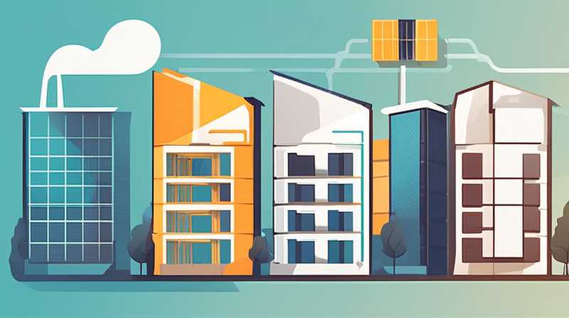 Where to install solar energy in high-rise residential buildings