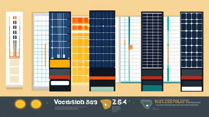 How many volts does a 255 watt solar panel have?