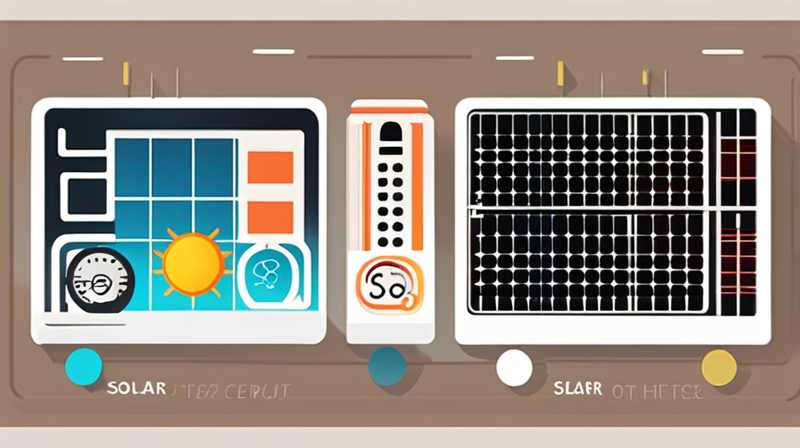 How to detect whether the solar circuit is good or bad