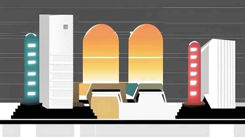 Why do solar column lights flash?