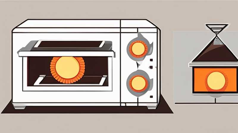 How many degrees can a solar oven reach?