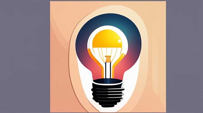 How to install a light bulb in a solar lamp