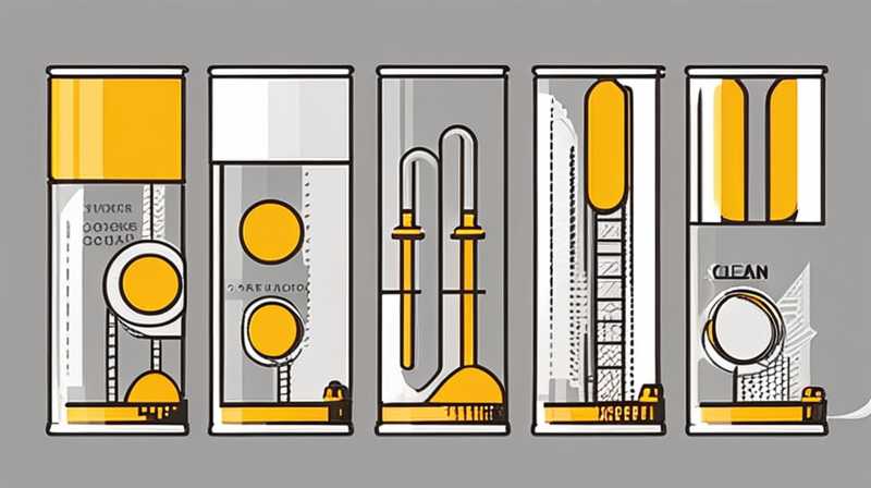 How to clean yellow solar tubes