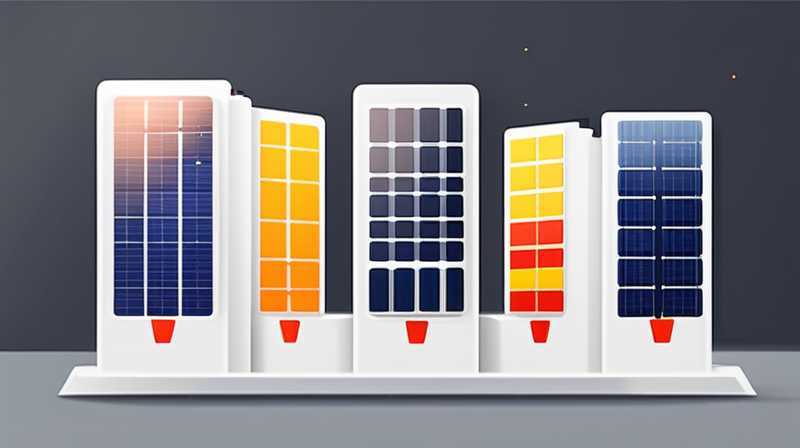 How many W and V does the solar panel charging battery use?