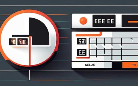 What does EE mean when solar meter appears