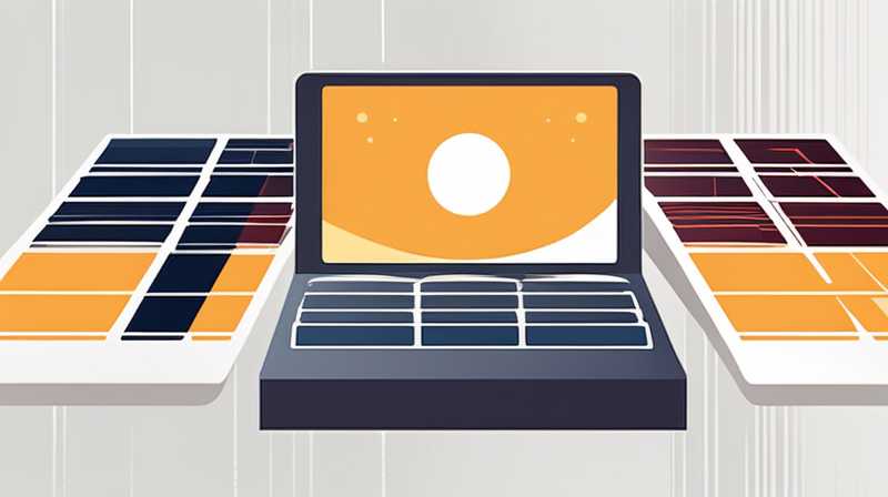 How to confirm the positive and negative of solar panels