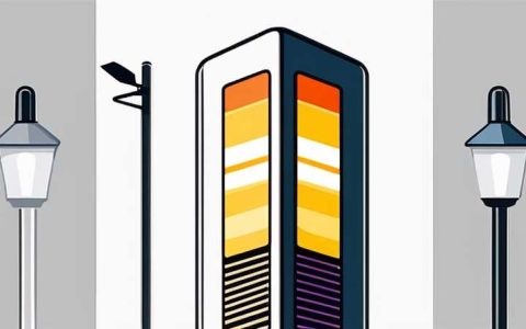 How many volts are solar street light poles