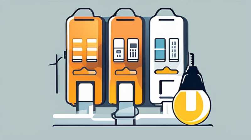 How many watts of solar energy are used in street lights?