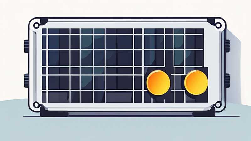 How to use the solar storage box