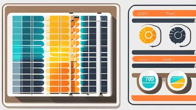 How many watts is solar energy 20a