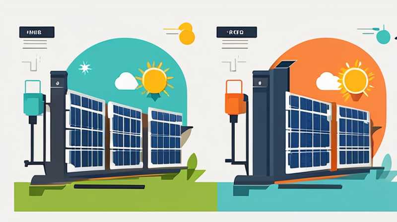 How to turn on and off the solar booster pump