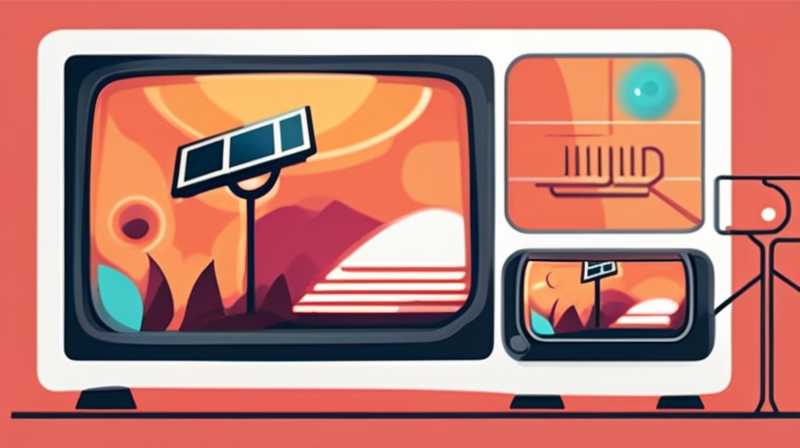 How to use solar energy to generate TV