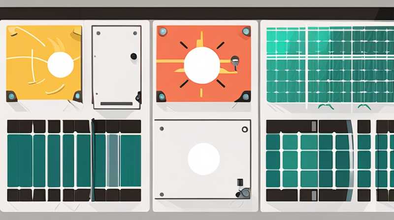 How to wire solar panels to make lights