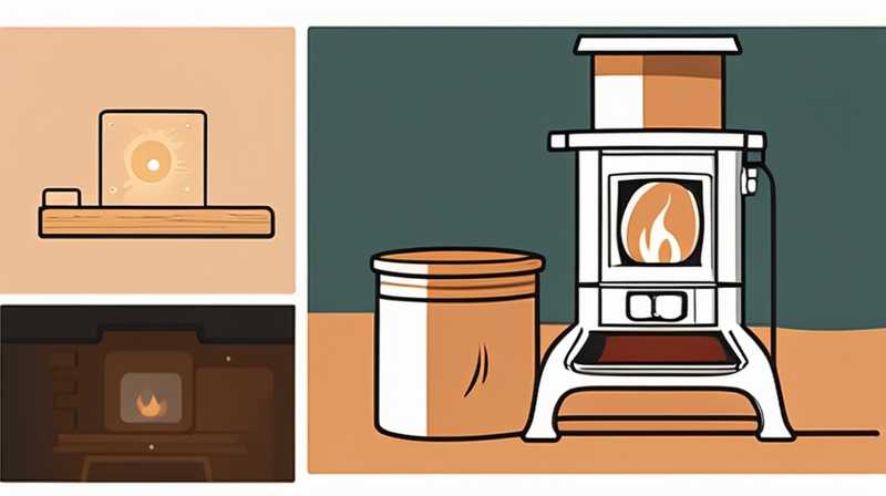 How to turn off the outdoor solar light of the wood stove