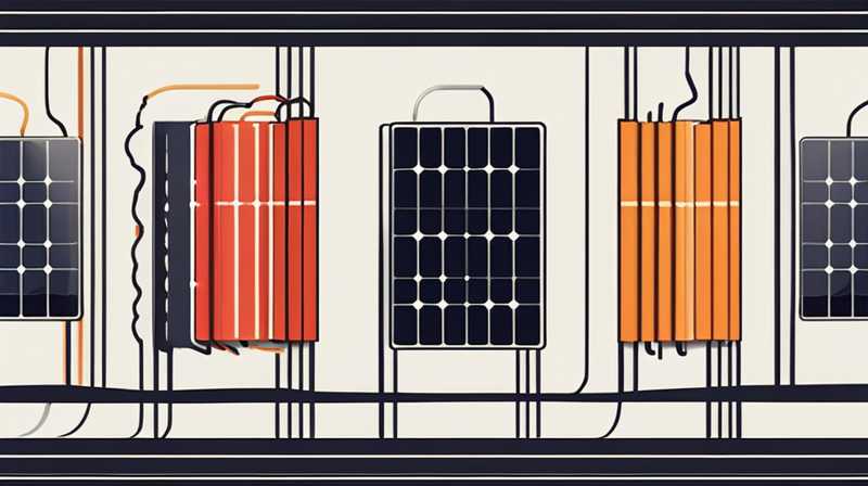 How to place solar control wires