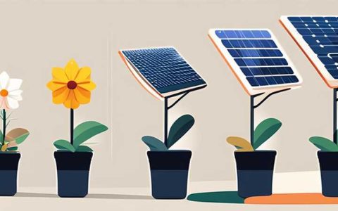 How to decorate a solar flower pot