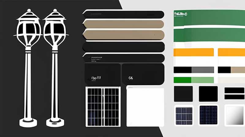 What is the pole mounted solar street light called?