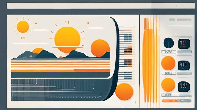 What is the average solar radiation?