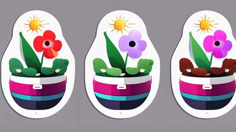 How to use solar wet flower basket