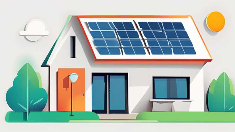 How else can solar panels be used for home decoration?