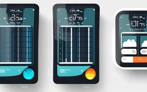 How to install solar temperature display